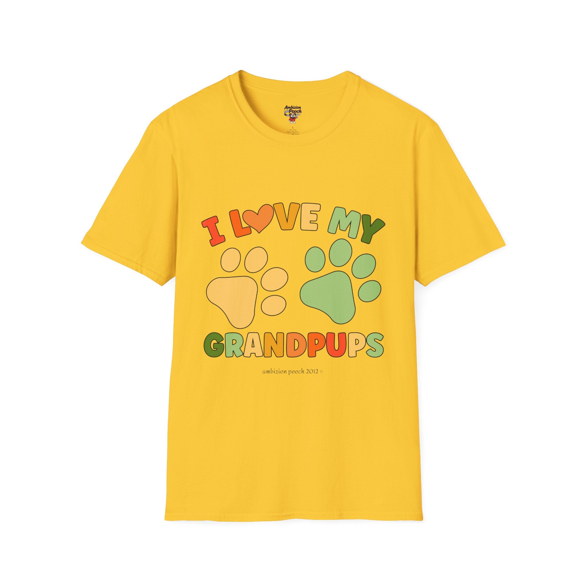 I Love My Grandpups Unisex Softstyle T-Shirt