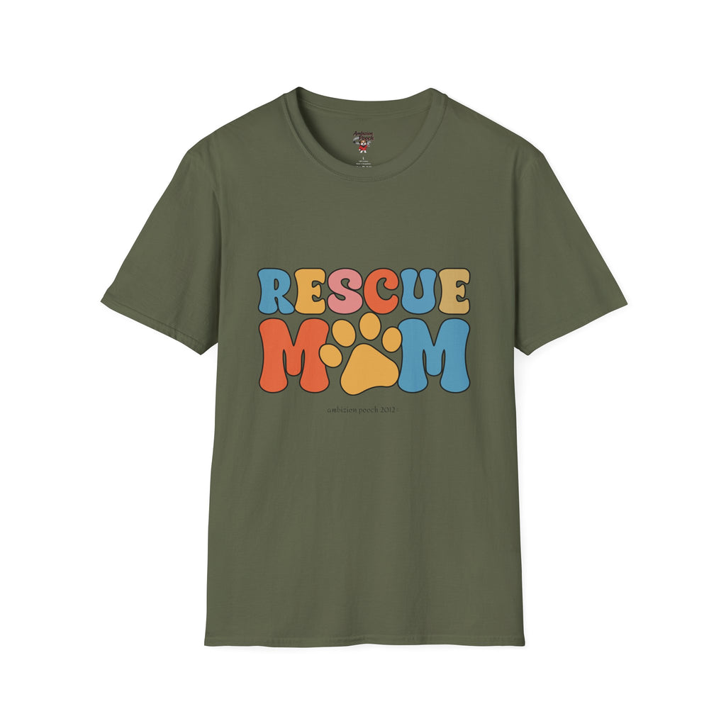 Rescue Mom Unisex Softstyle T-Shirt