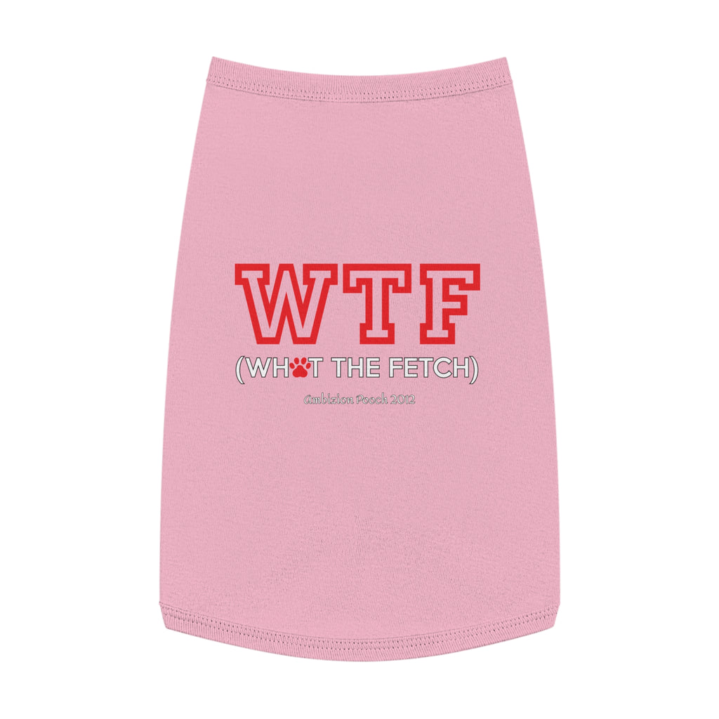 Doggy WTF Tank Top — "WTF" (Pet & Parent Matching)