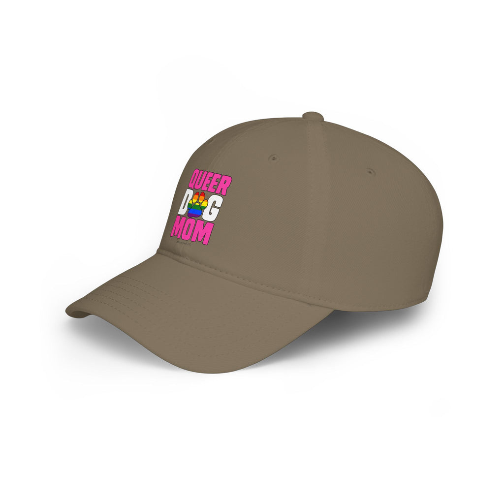 Queer Dog Mom Low Profile Baseball Cap