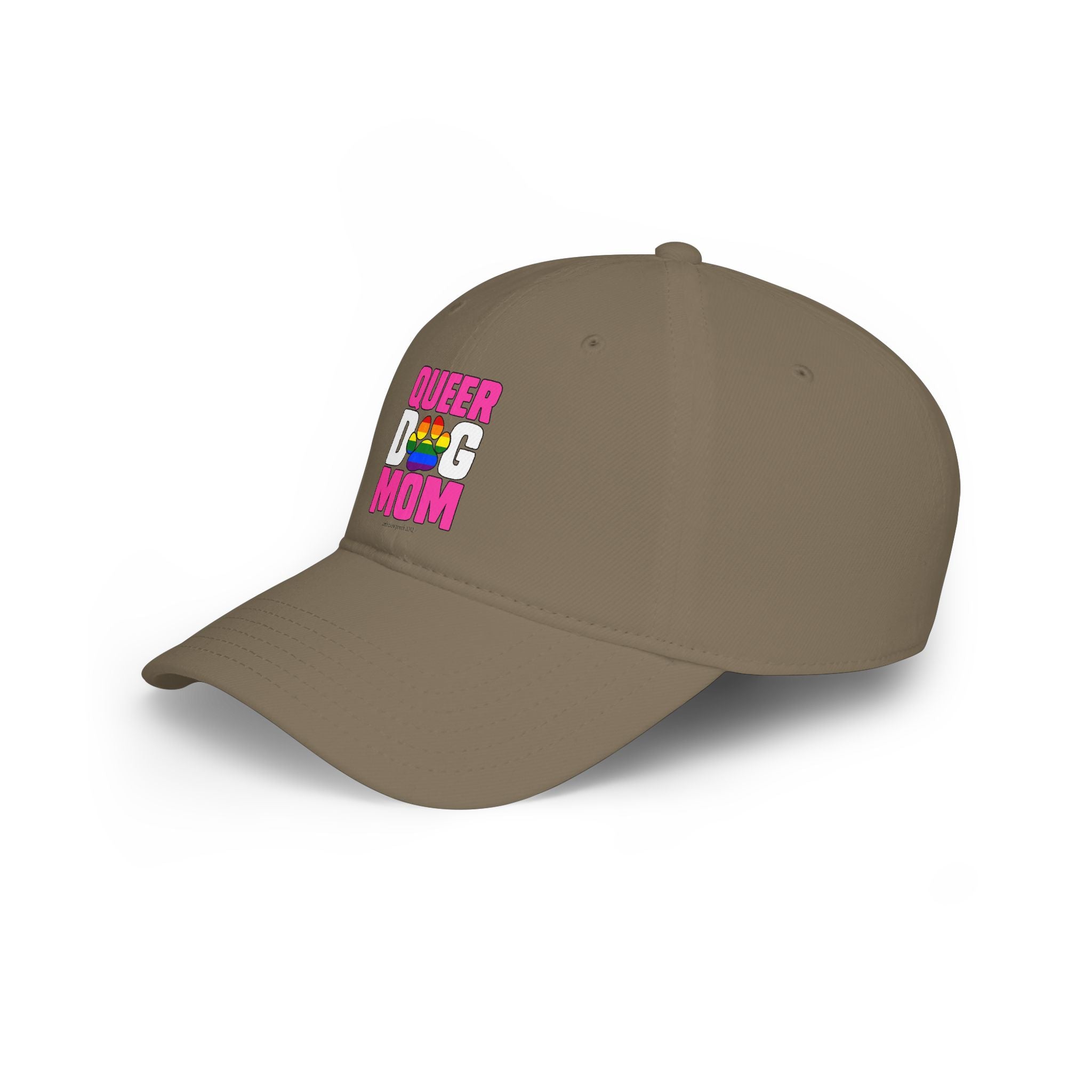 Queer Dog Mom Low Profile Baseball Cap