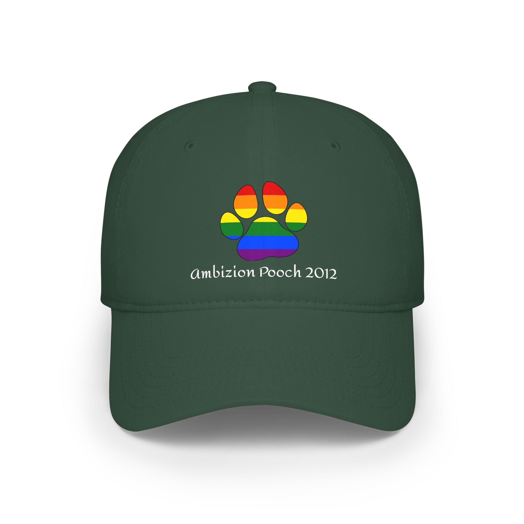 Rainbow Paw Low Profile Baseball Cap (LGBTQ)