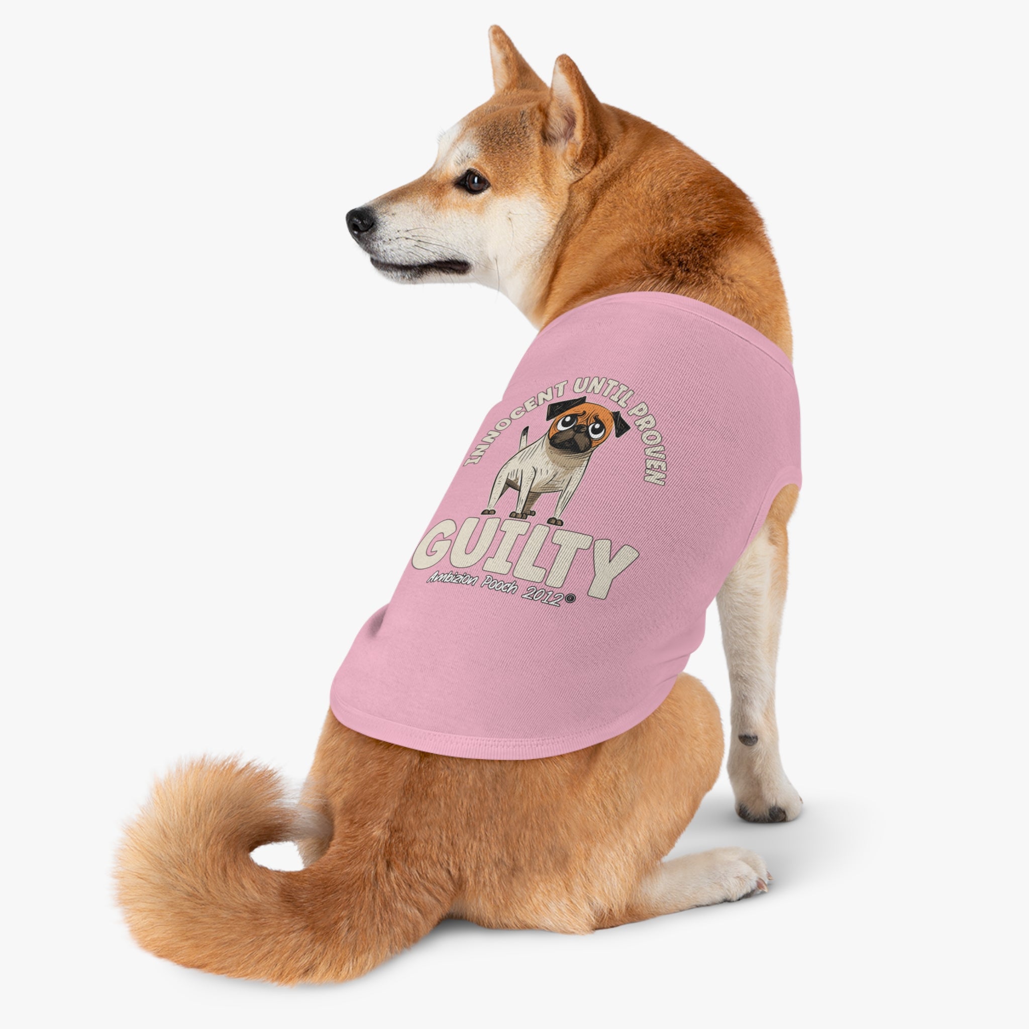 Innocent Until Proven Guilty Doggy Tank Top