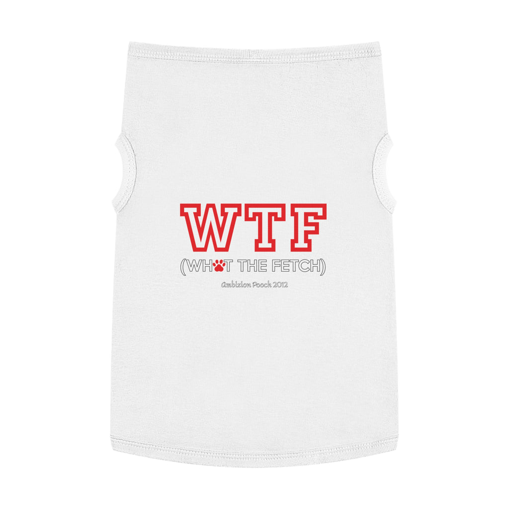 Doggy WTF Tank Top — "WTF" (Pet & Parent Matching)