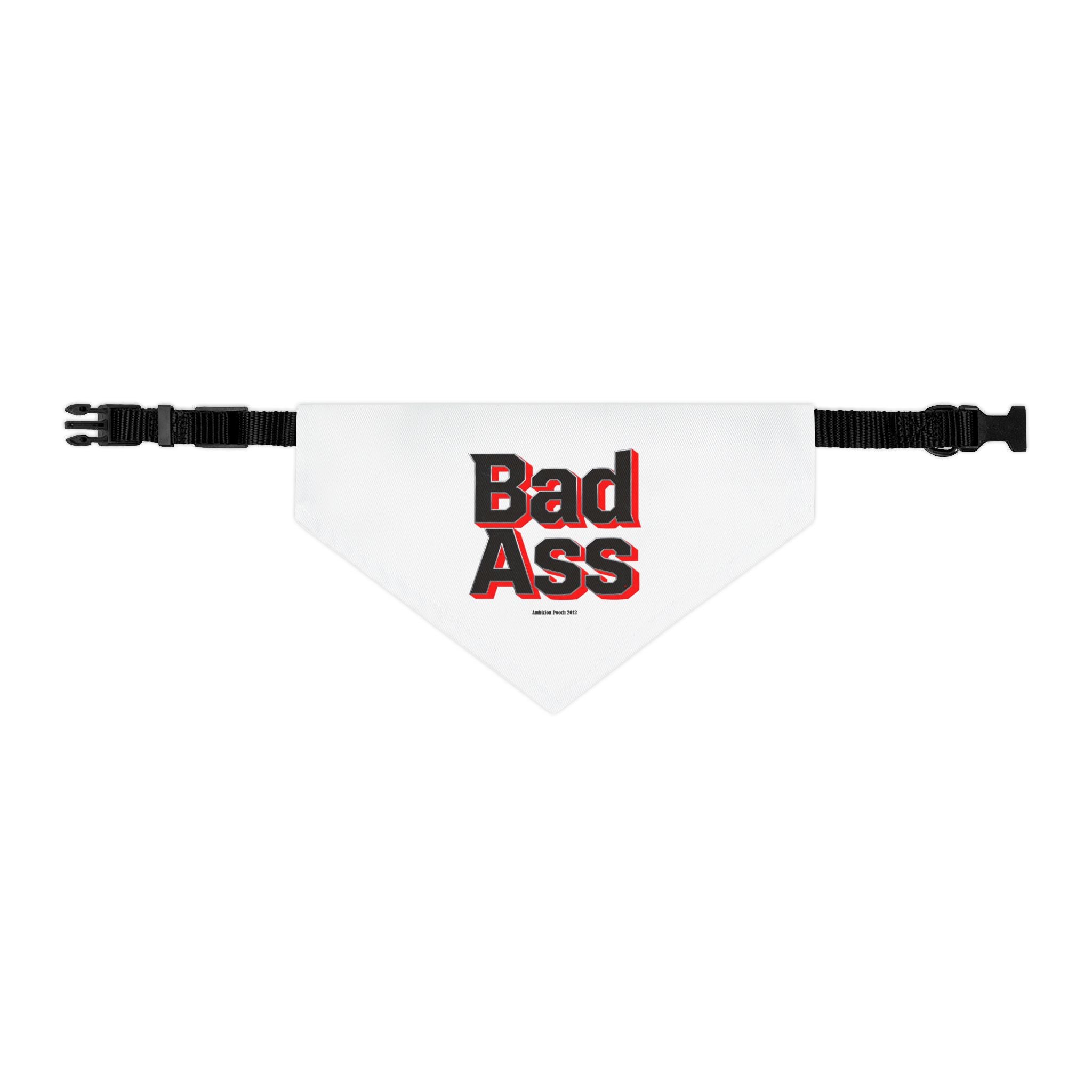 Pet Bandana Collar — Bad Ass "Bad Ass Dog Mama & Bad Ass Dog Dad" Matching Pet & Parent