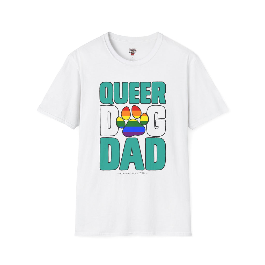 Queer Dog Dad Unisex Softstyle T-Shirt