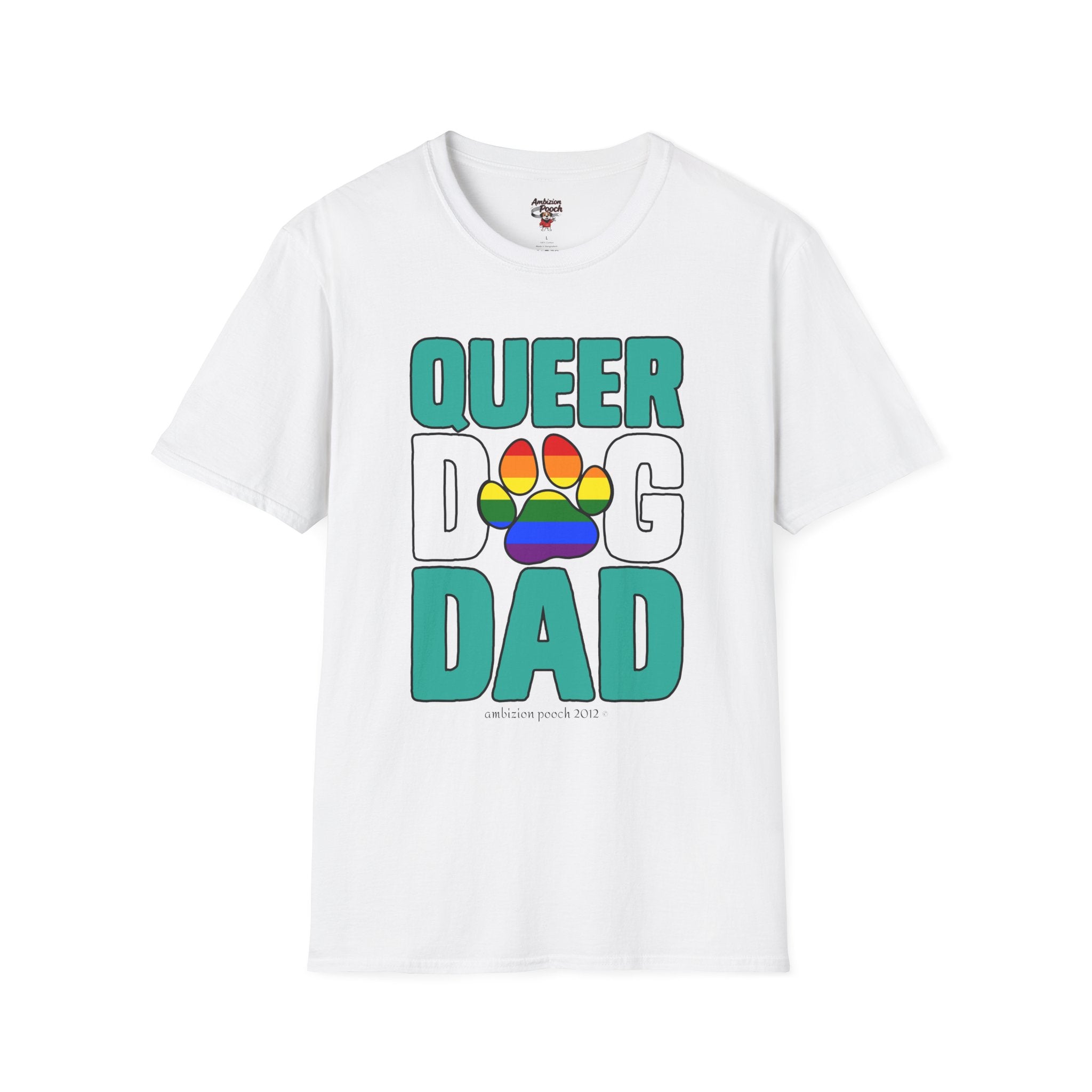 Queer Dog Dad Unisex Softstyle T-Shirt