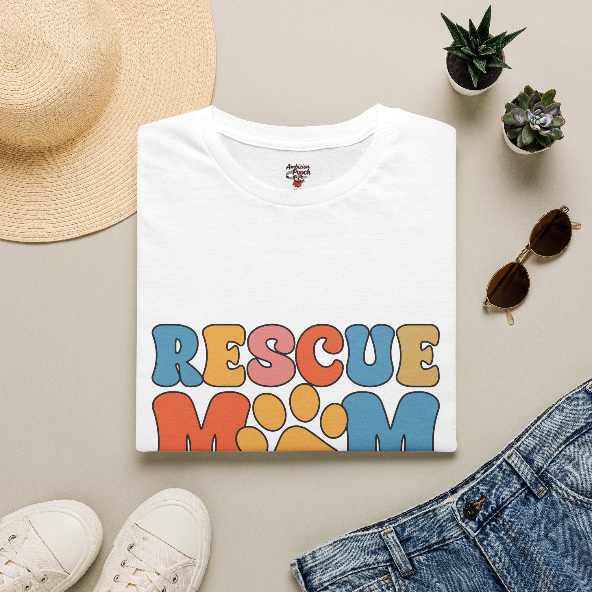 Rescue Mom Unisex Softstyle T-Shirt