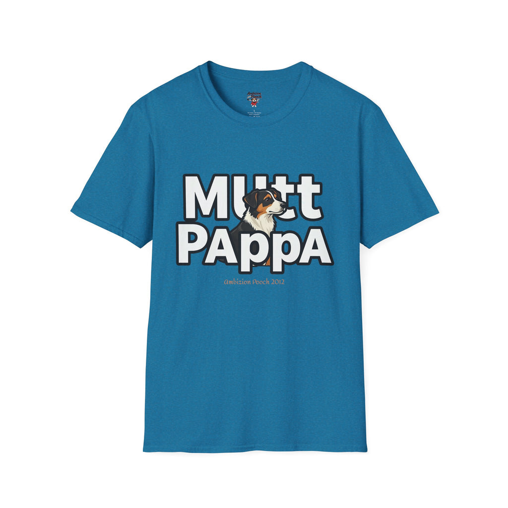 Mutt Pappa Unisex Softstyle T-Shirt (All Dogs)