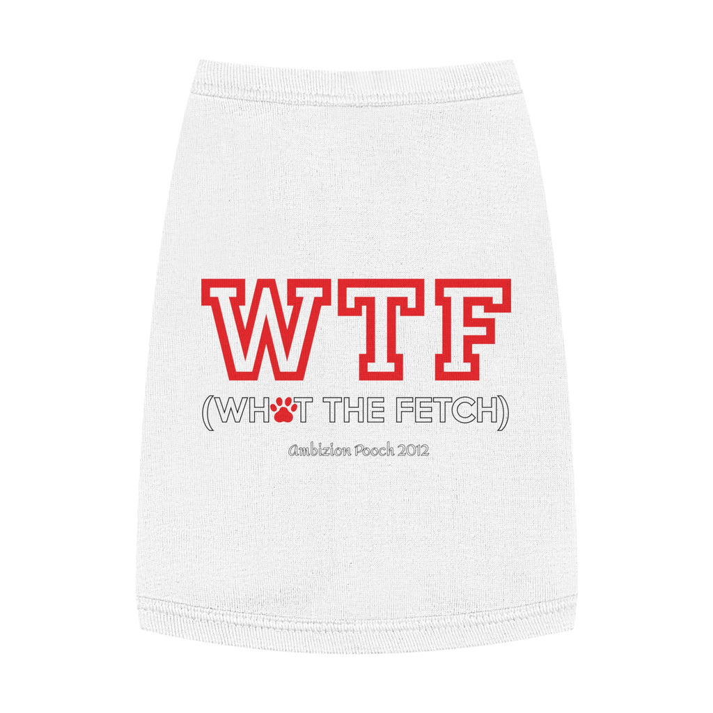 Doggy WTF Tank Top — "WTF" (Pet & Parent Matching)