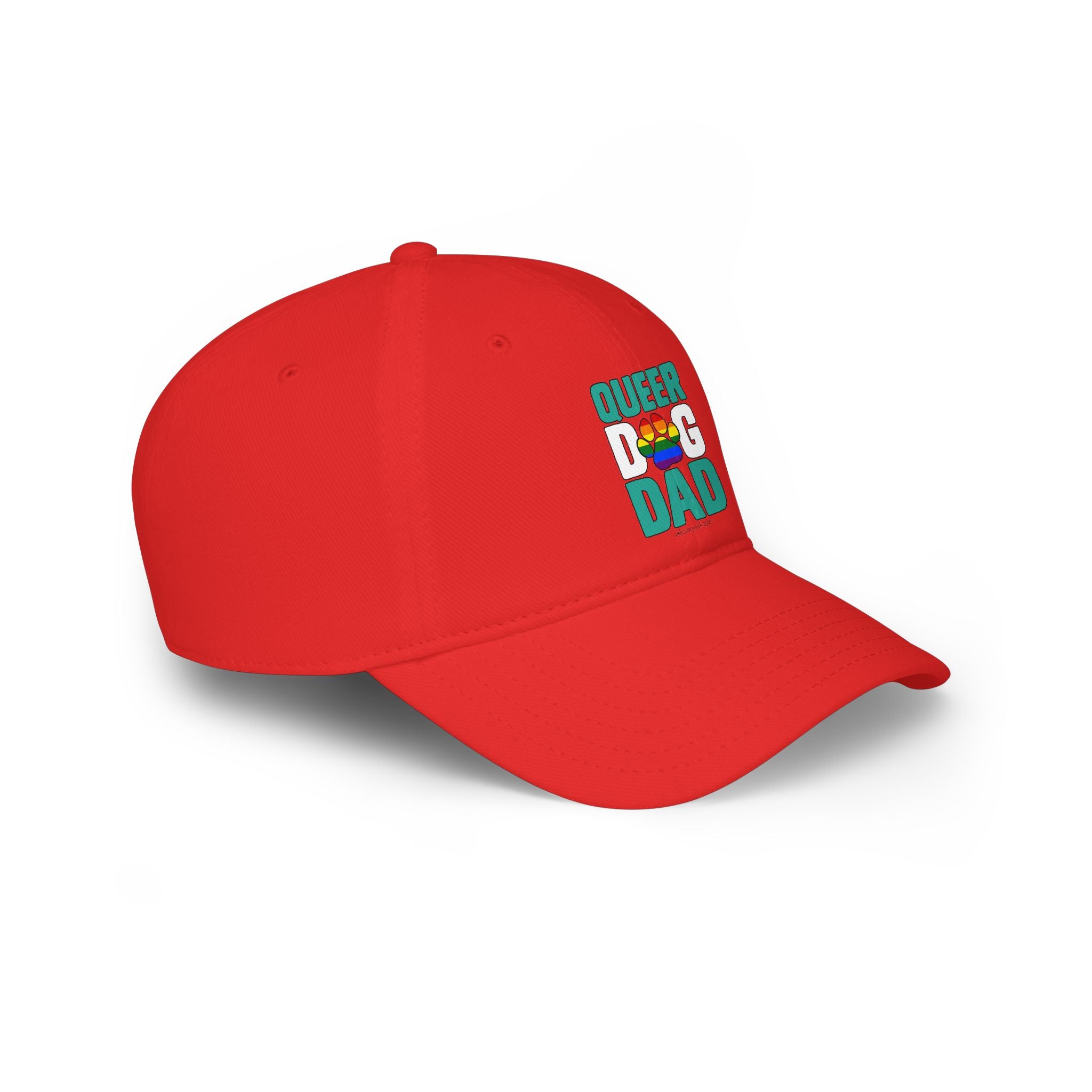 Queer Dog Dad Low Profile Baseball Cap