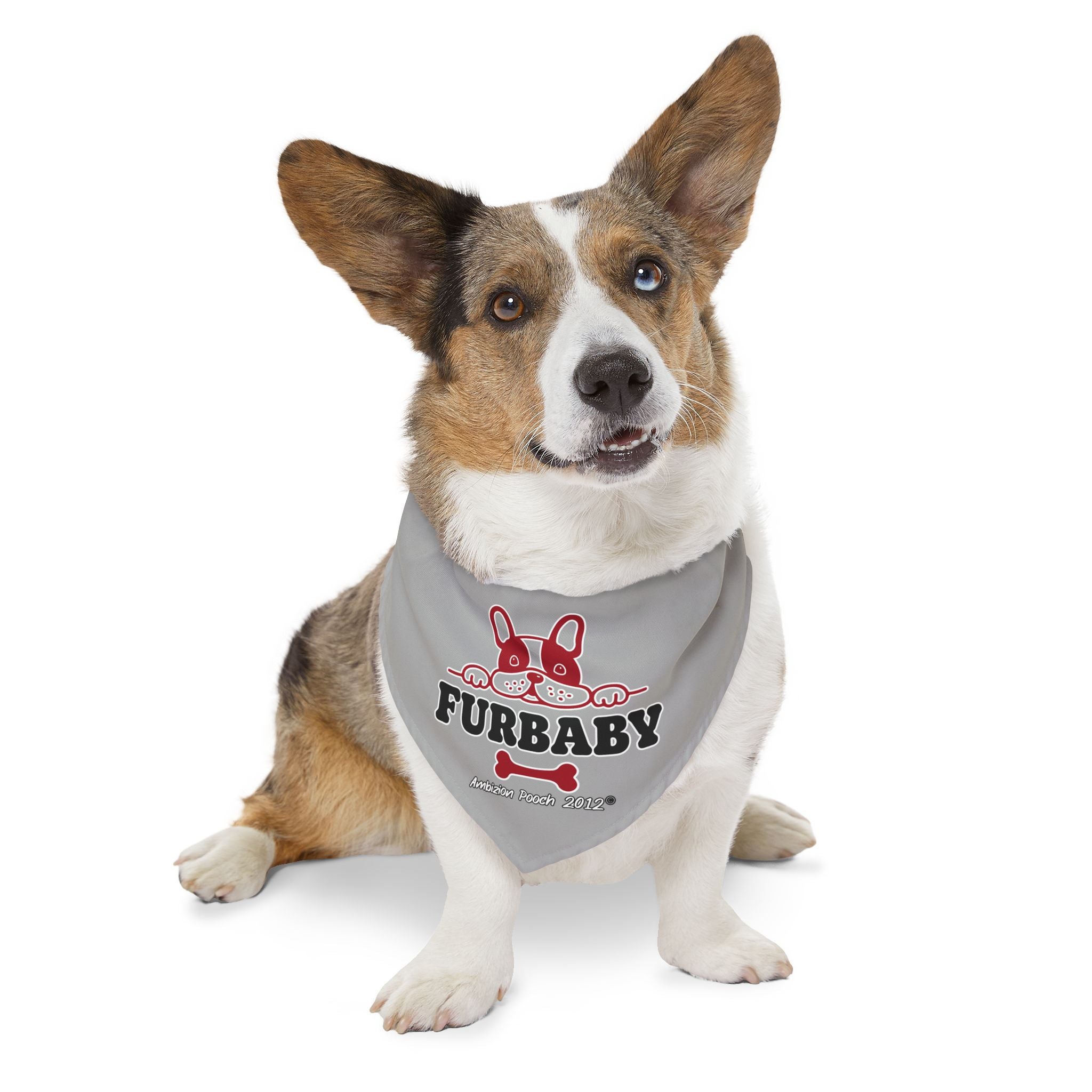 "Furbaby" Pet Bandana Collar — Doggy Parent "Furbaby" Matching Pet & Parent