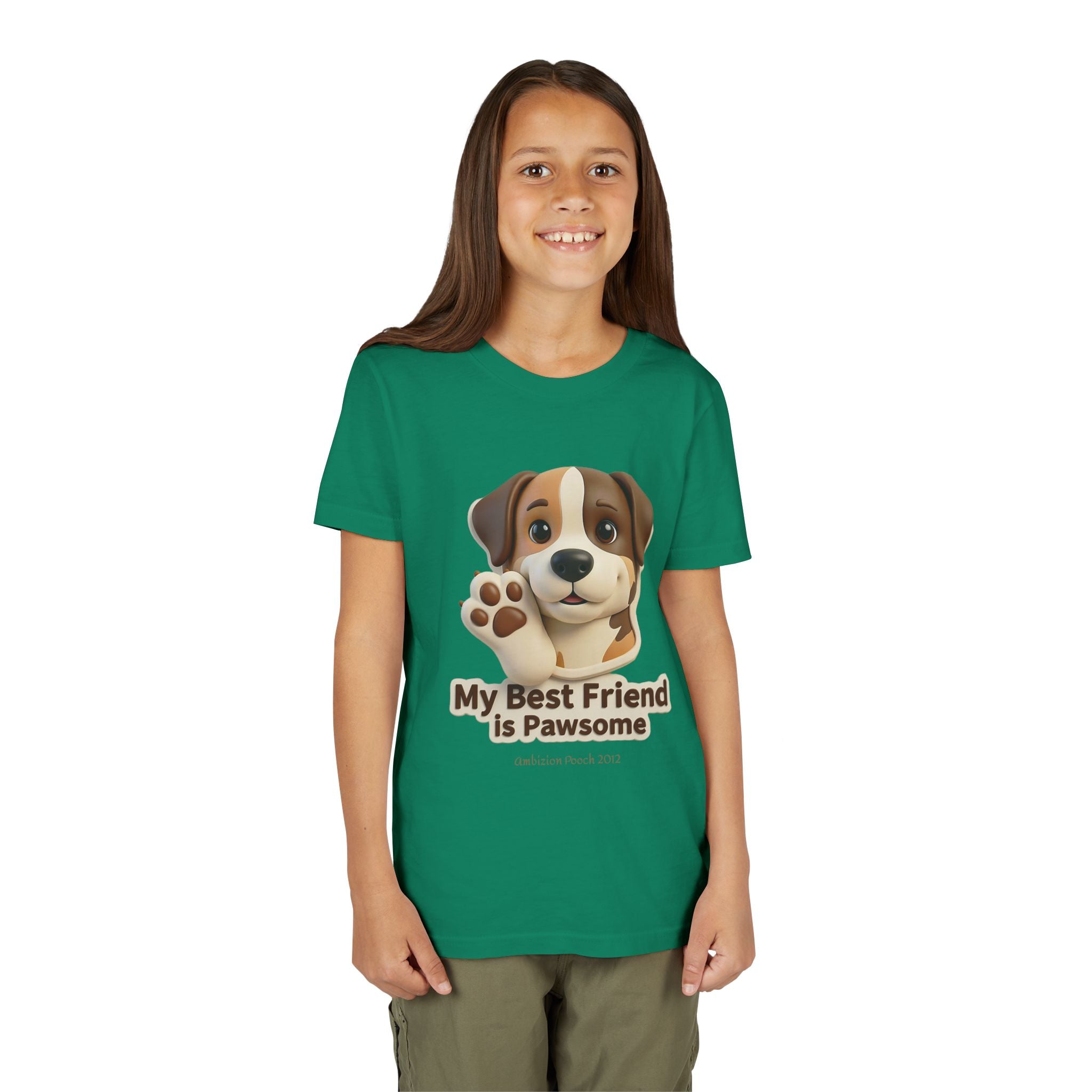"My Best Friend is Pawsome" Kids Tee