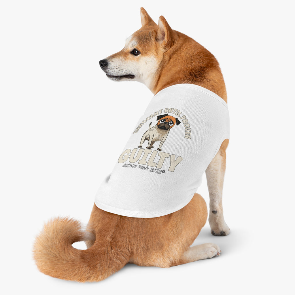 Innocent Until Proven Guilty Doggy Tank Top