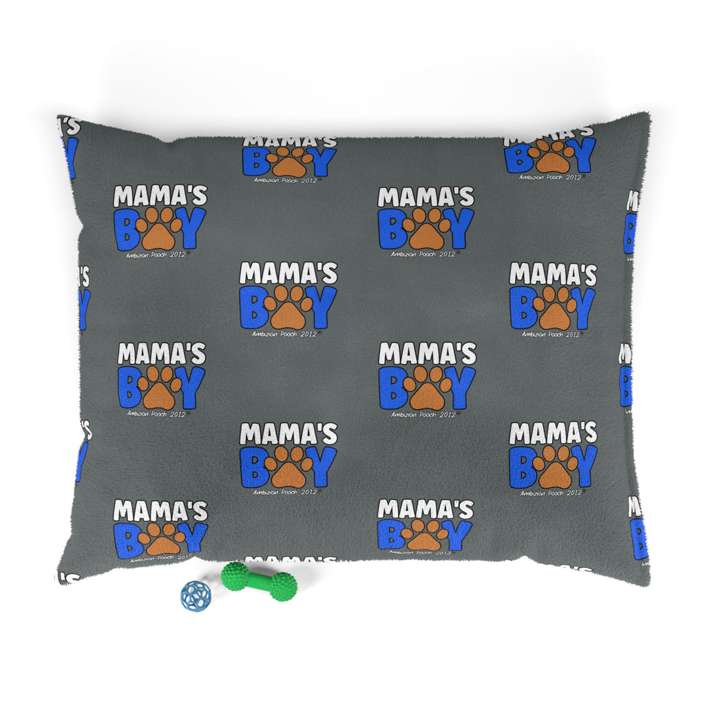 Mama's Boy Monogram Pet Bed