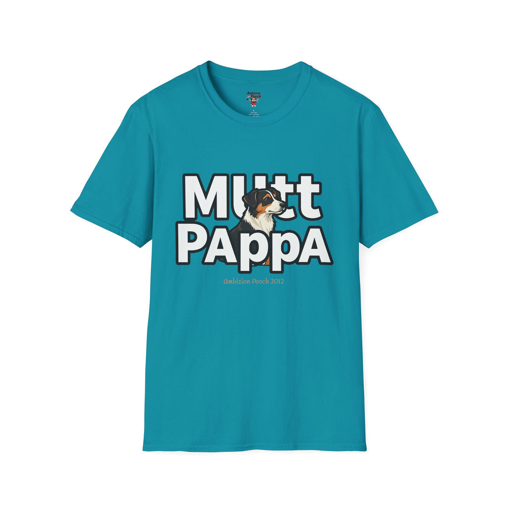 Mutt Pappa Unisex Softstyle T-Shirt (All Dogs)