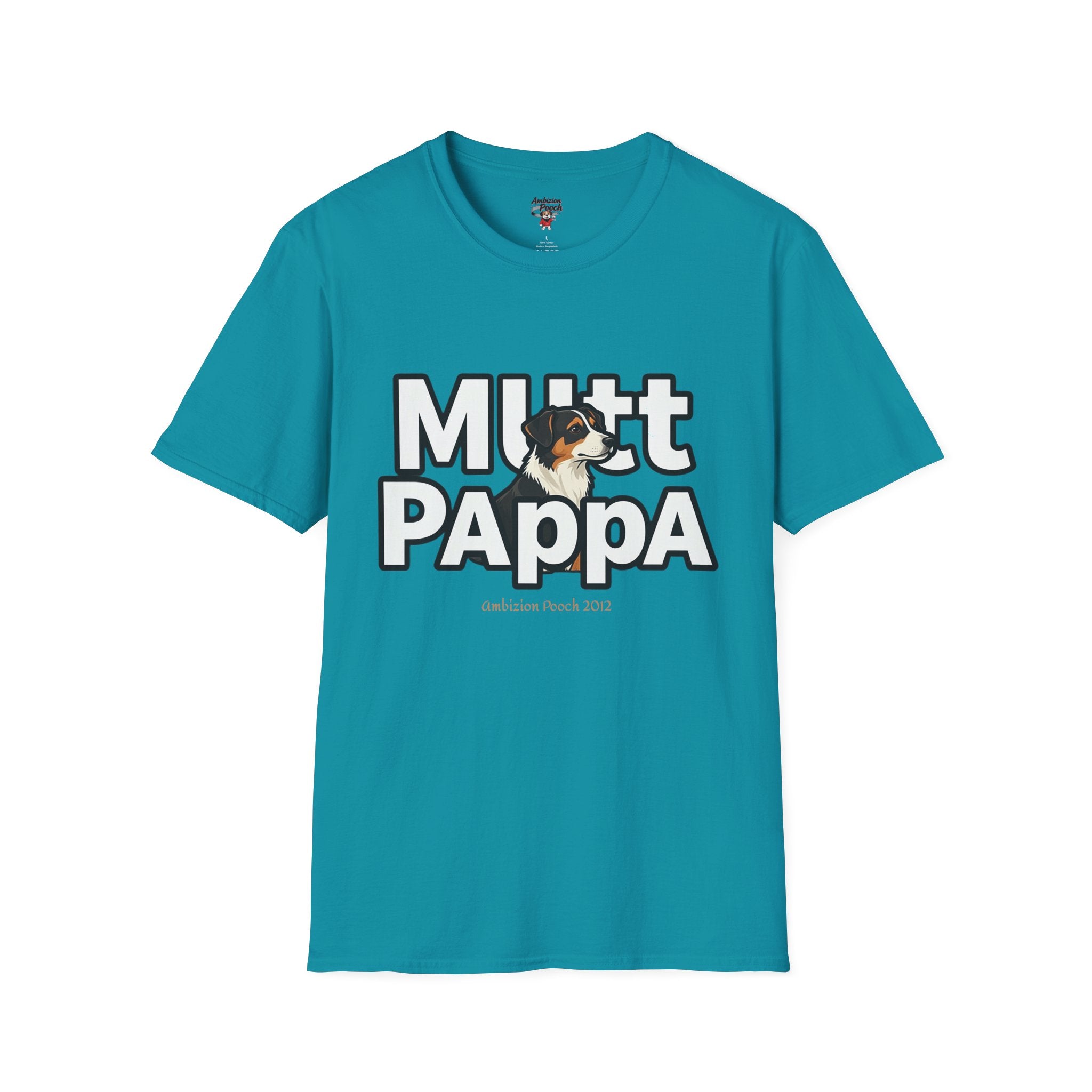 Mutt Pappa Unisex Softstyle T-Shirt (All Dogs)
