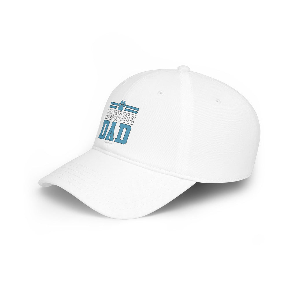Rescue Dog Dad Low Profile Baseball Cap