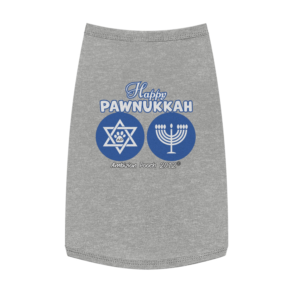 "Happy Pawnukkah" Hannukah Doggy Tank Top