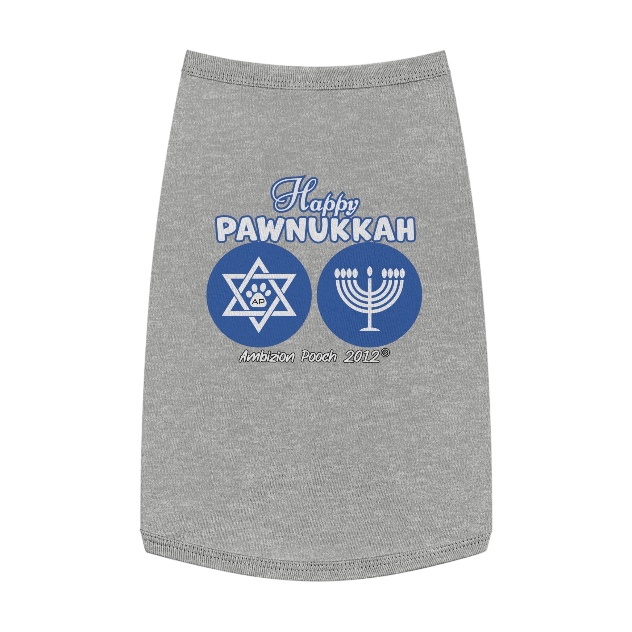 "Happy Pawnukkah" Hannukah Doggy Tank Top