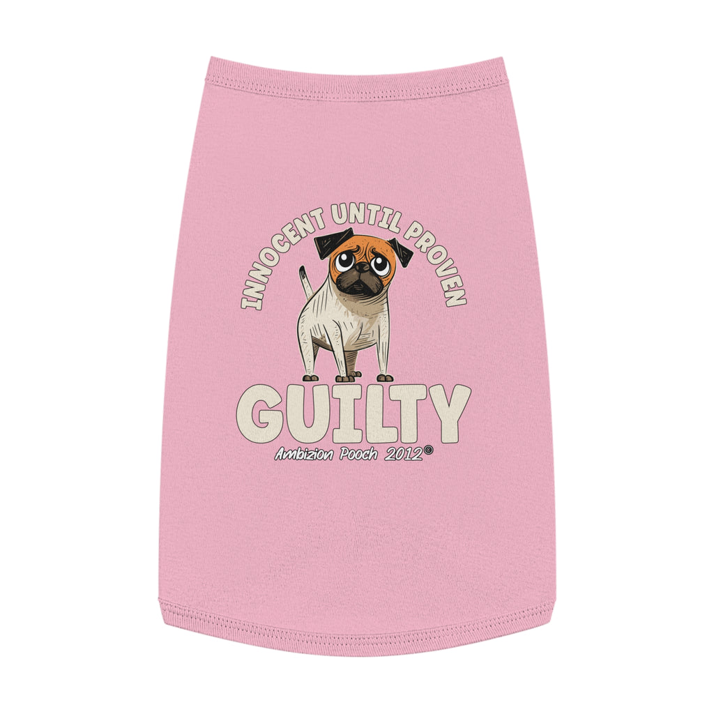 Innocent Until Proven Guilty Doggy Tank Top