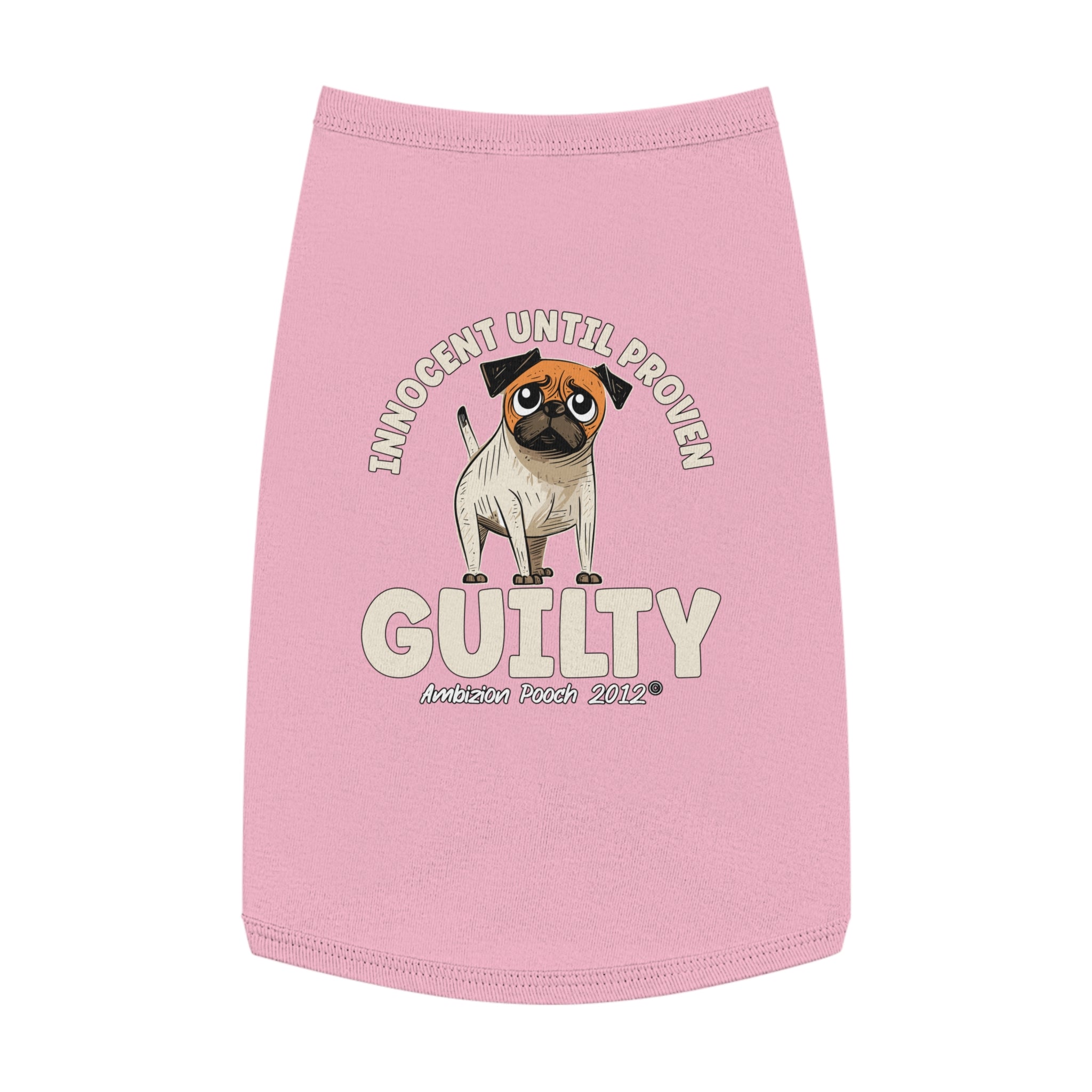 Innocent Until Proven Guilty Doggy Tank Top