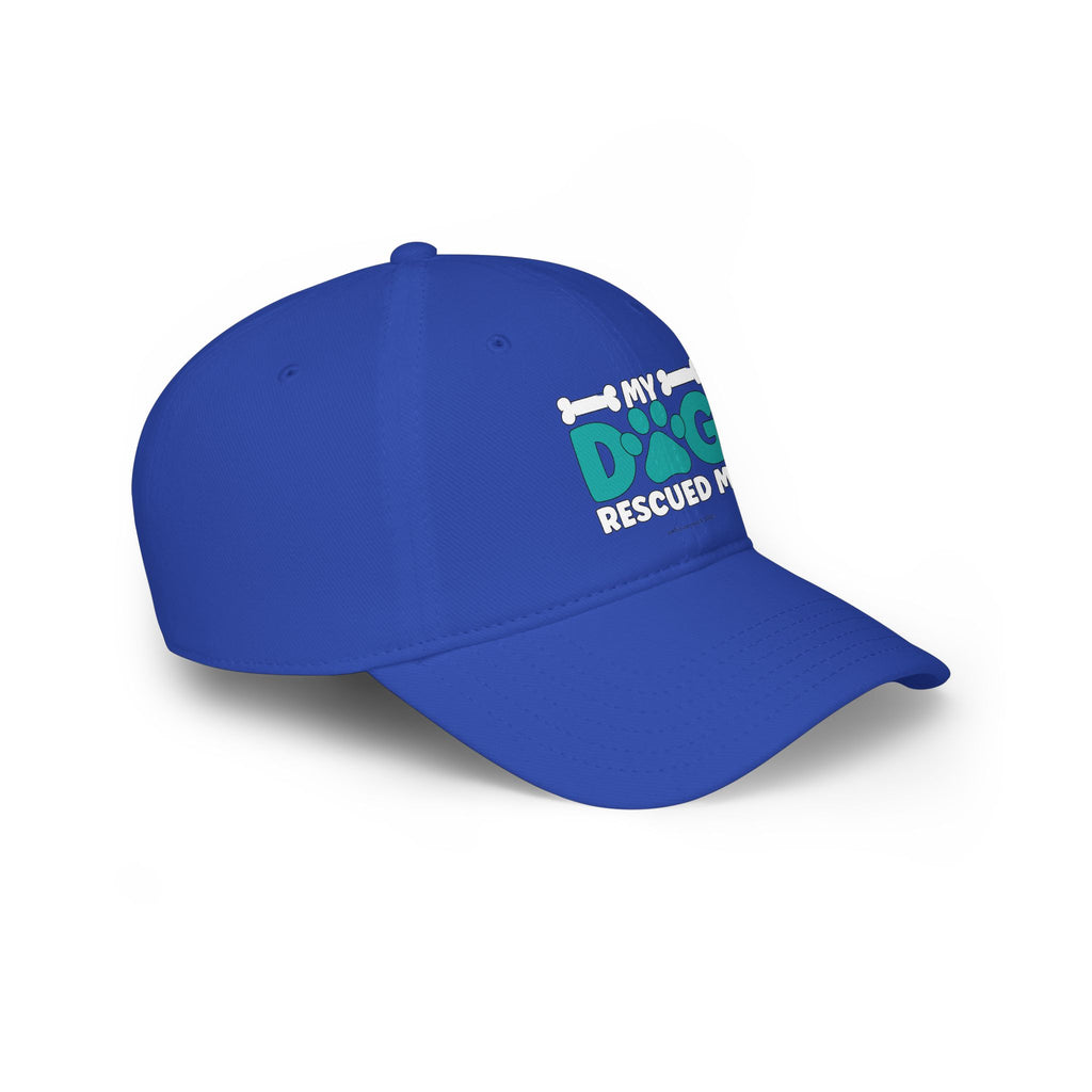 My Dog Rescued Me Low Profile Baseball Cap
