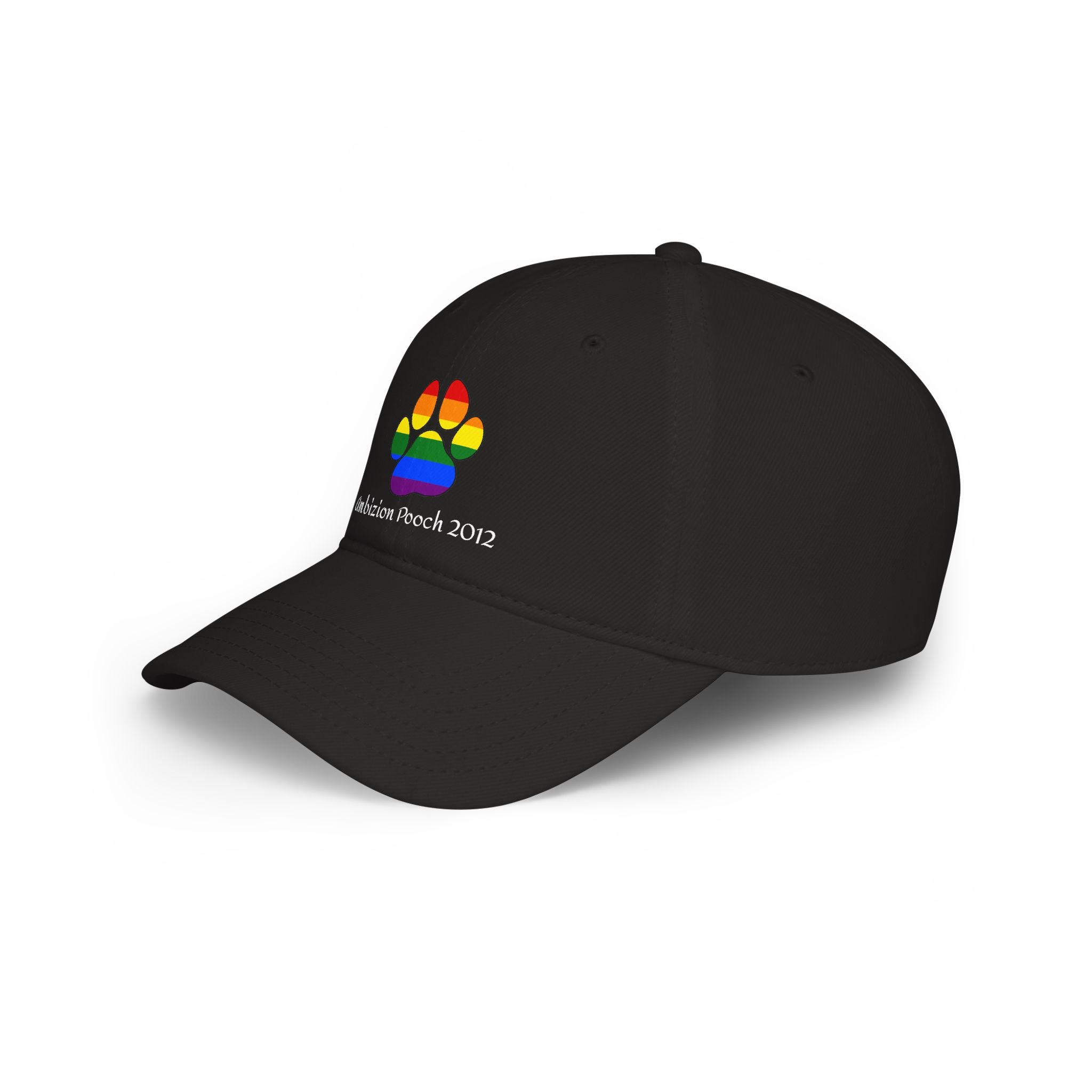 Rainbow Paw Low Profile Baseball Cap (LGBTQ)