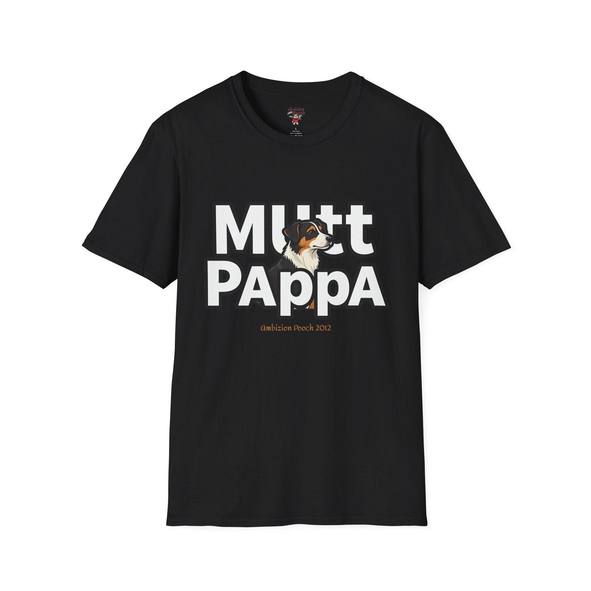 Mutt Pappa Unisex Softstyle T-Shirt (All Dogs)