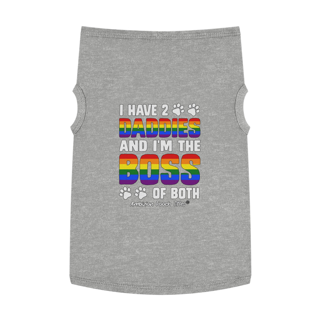 I Have 2 Daddies Doggy Tank Top (LGBTQ)