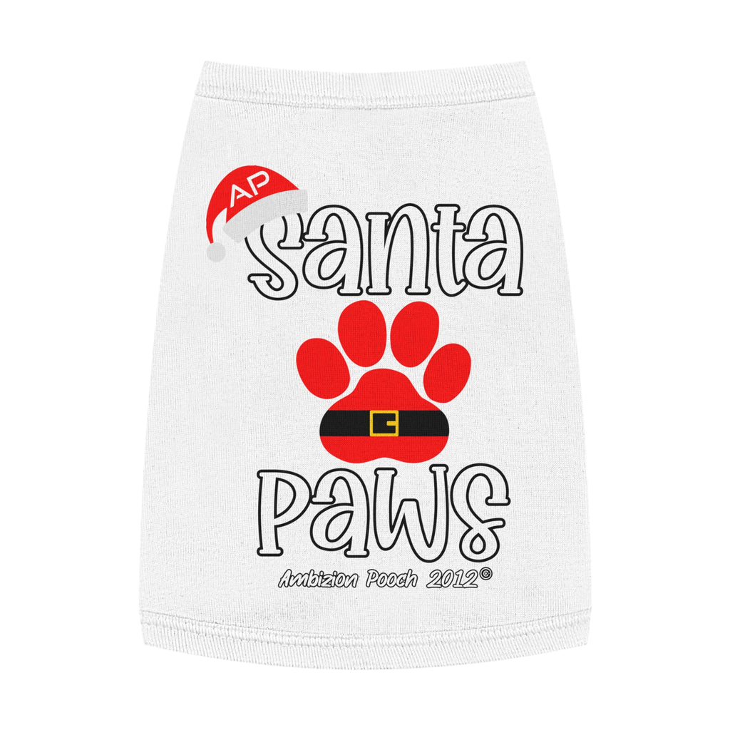 "Santa Paws" Christmas Doggy Tank Top