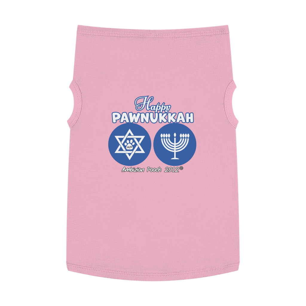 "Happy Pawnukkah" Hannukah Doggy Tank Top