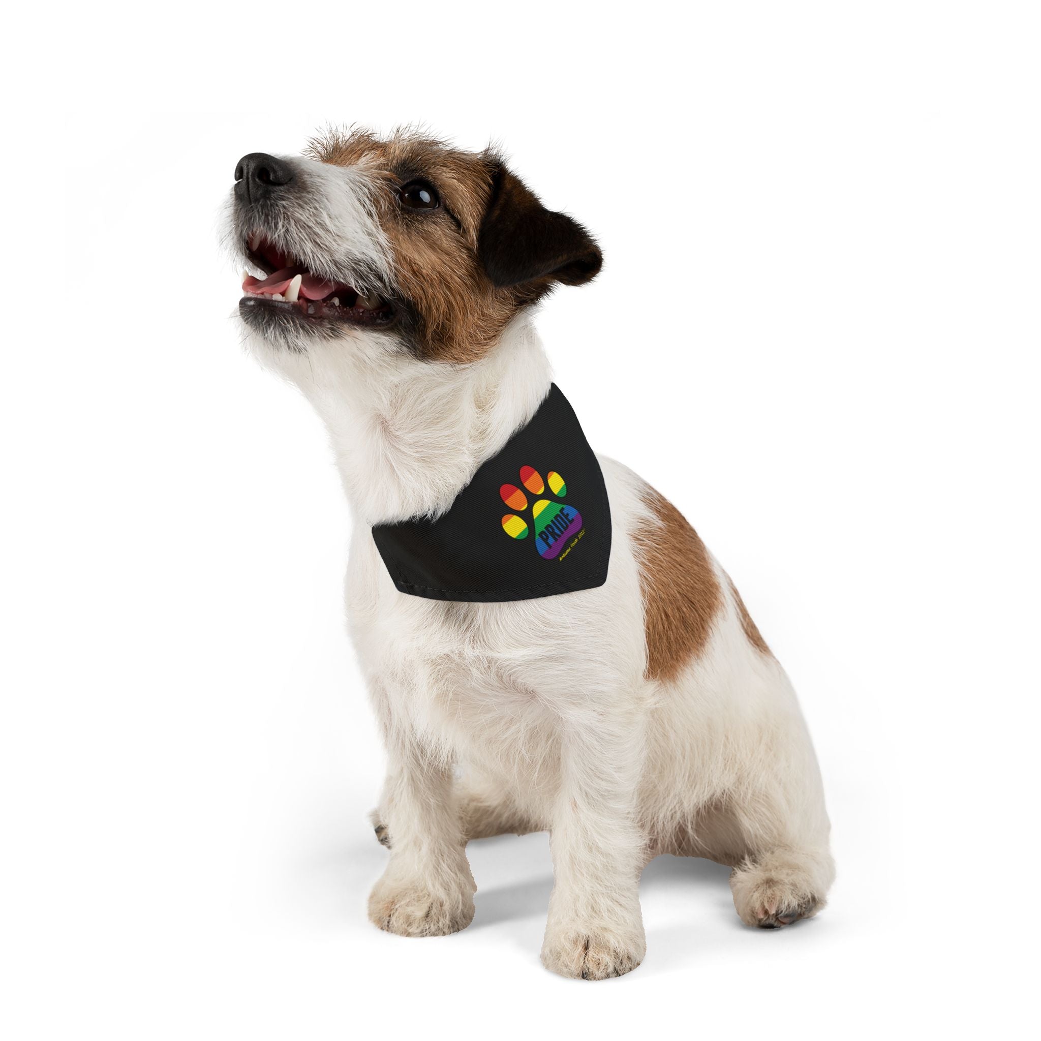 "PRIDE" Pet Bandana Collar — Doggy Parent "PRIDE" Matching Pet & Parent