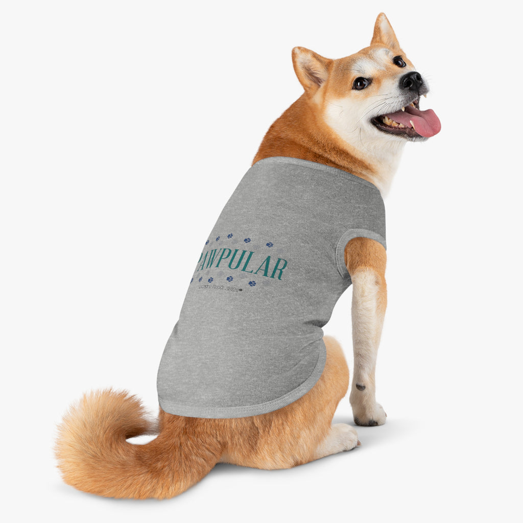 "Pawpular" Doggy Tank Top — "Invisible" (Pet & Parent Matching)