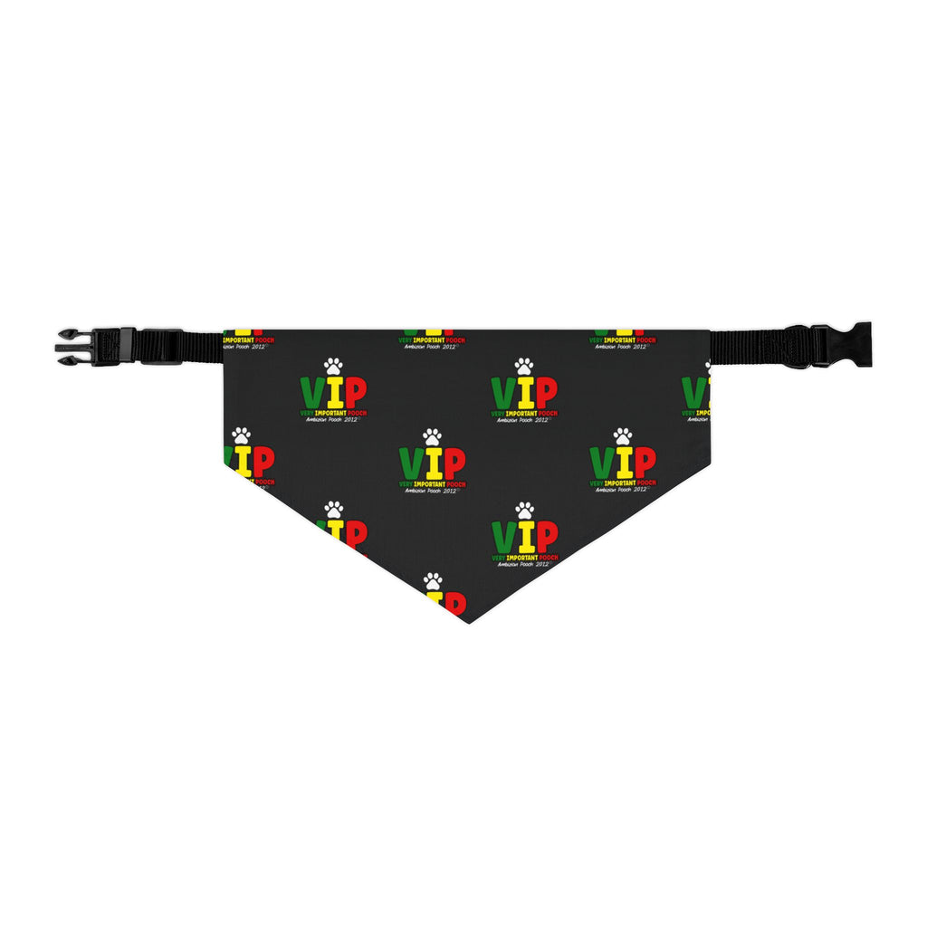 VIP Pet Bandana Collar Black