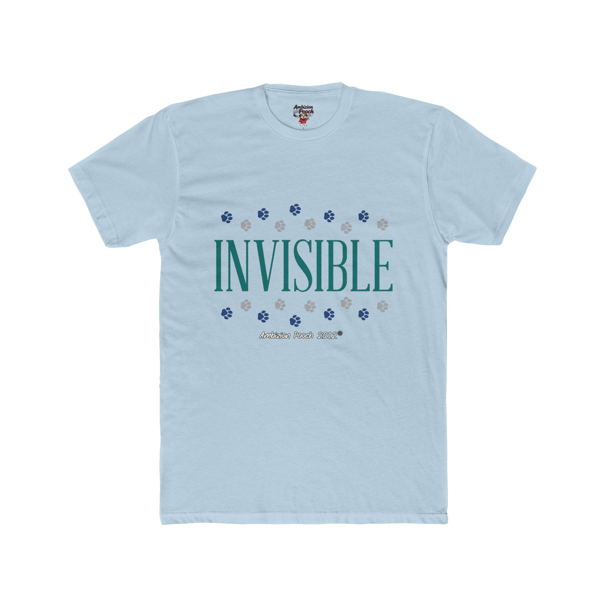 Doggy Parent "Invisible" T-Shirt — Matching "Pawpular" Doggy Tee