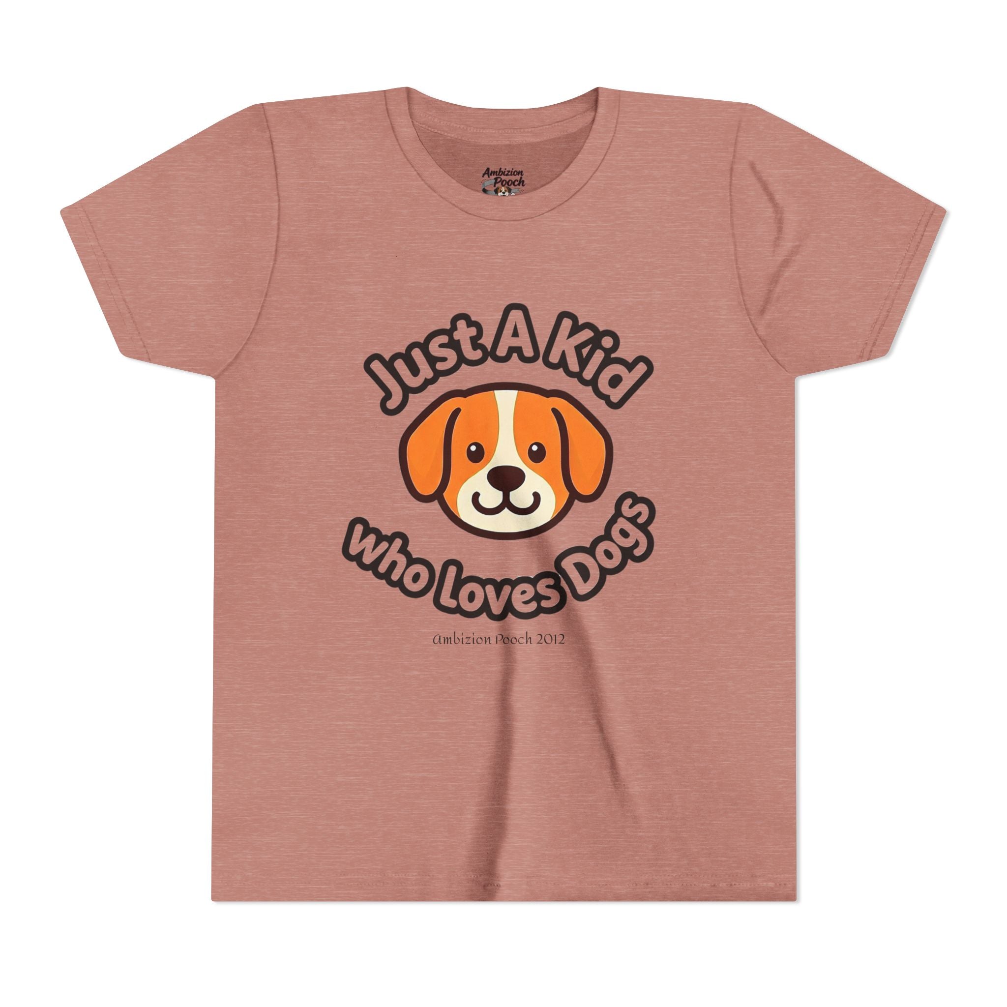 "Just A Kid Who Loves Dogs" Kids Tee