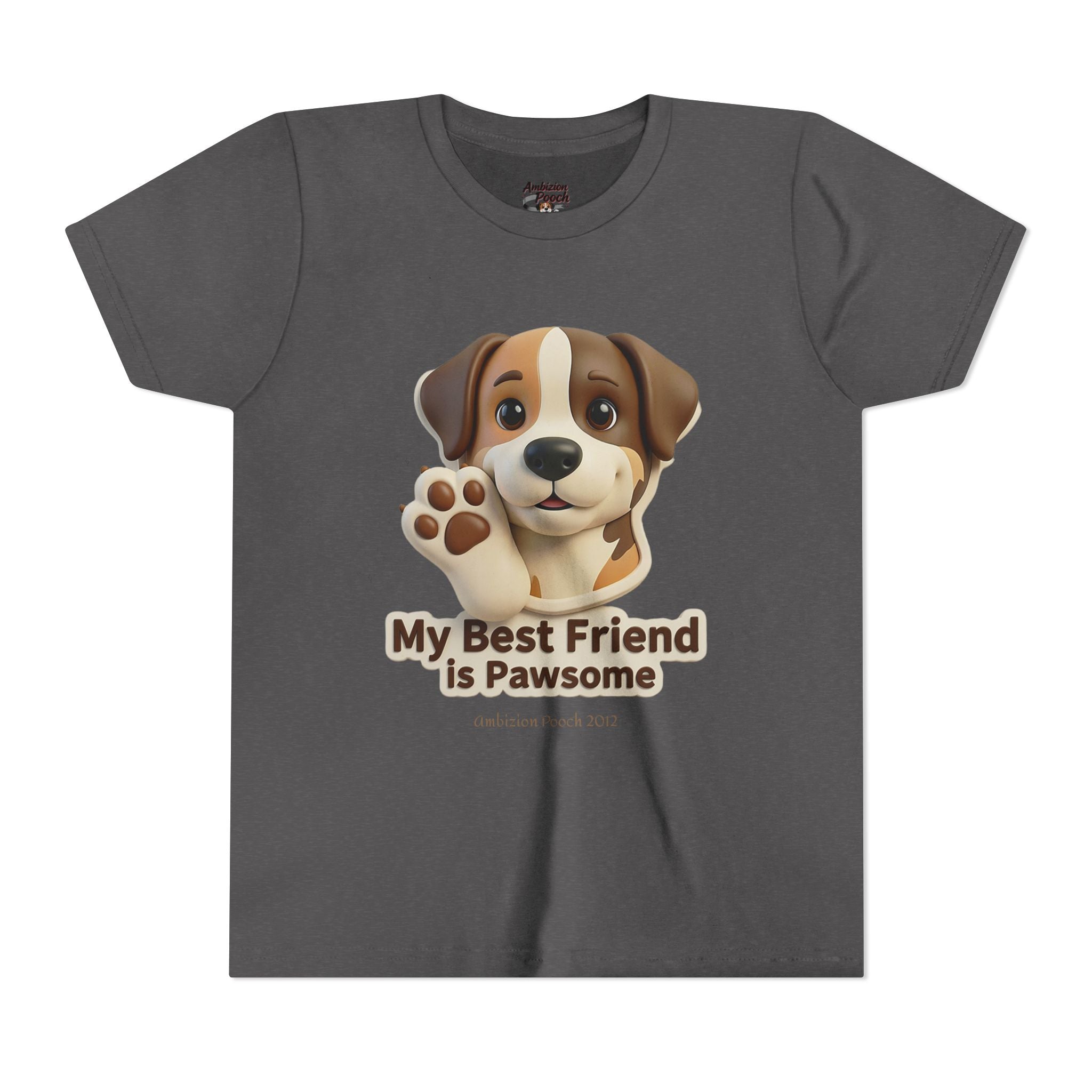 "My Best Friend is Pawsome" Kids Tee
