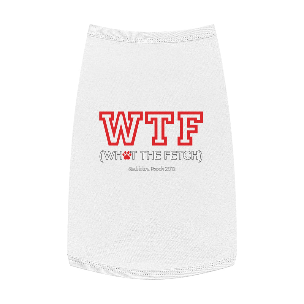 Doggy WTF Tank Top — "WTF" (Pet & Parent Matching)