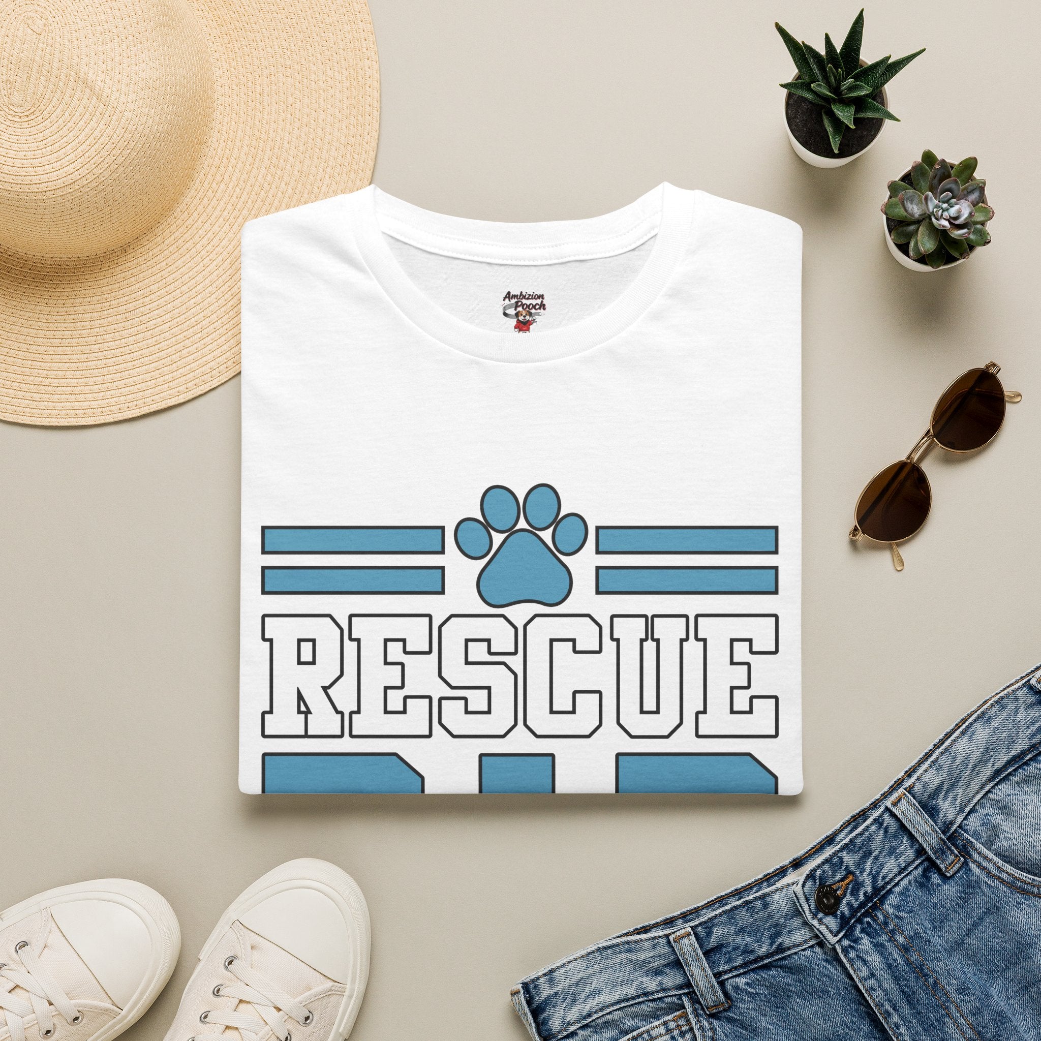 Rescue Dad Unisex Softstyle T-Shirt