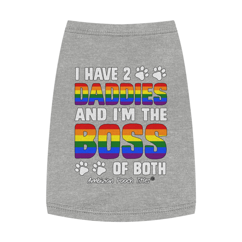 I Have 2 Daddies Doggy Tank Top (LGBTQ)