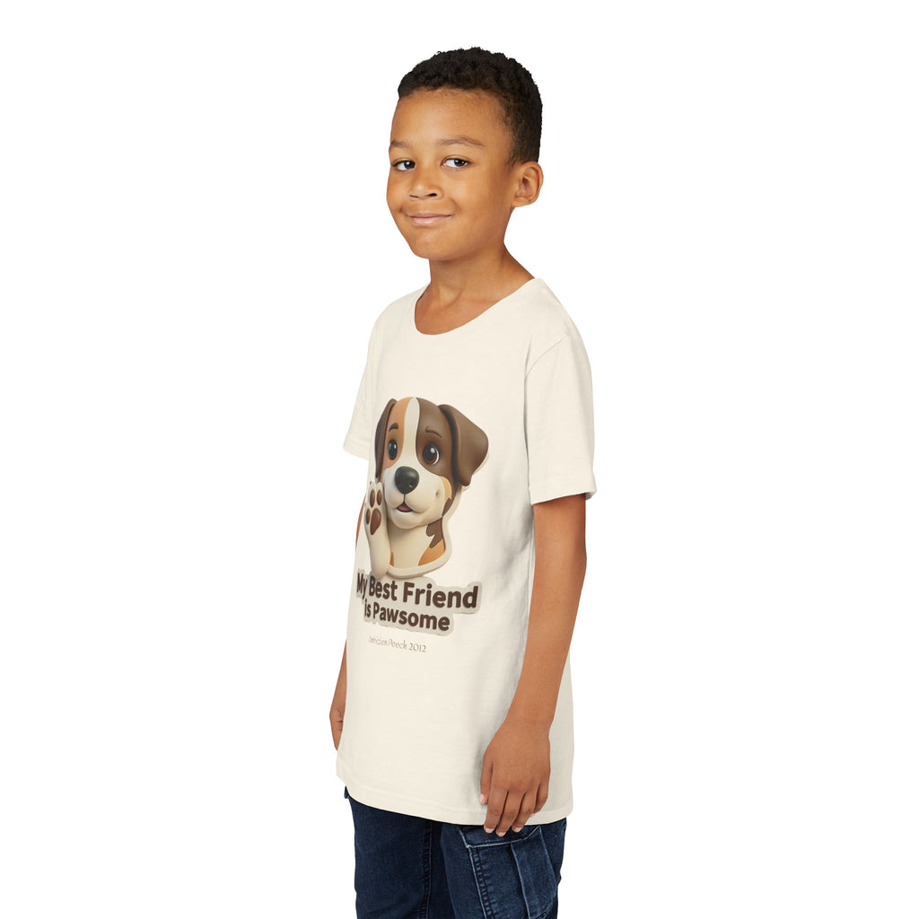 "My Best Friend is Pawsome" Kids Tee