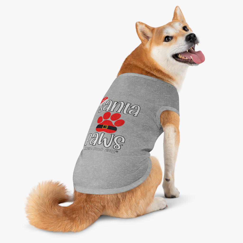 "Santa Paws" Christmas Doggy Tank Top