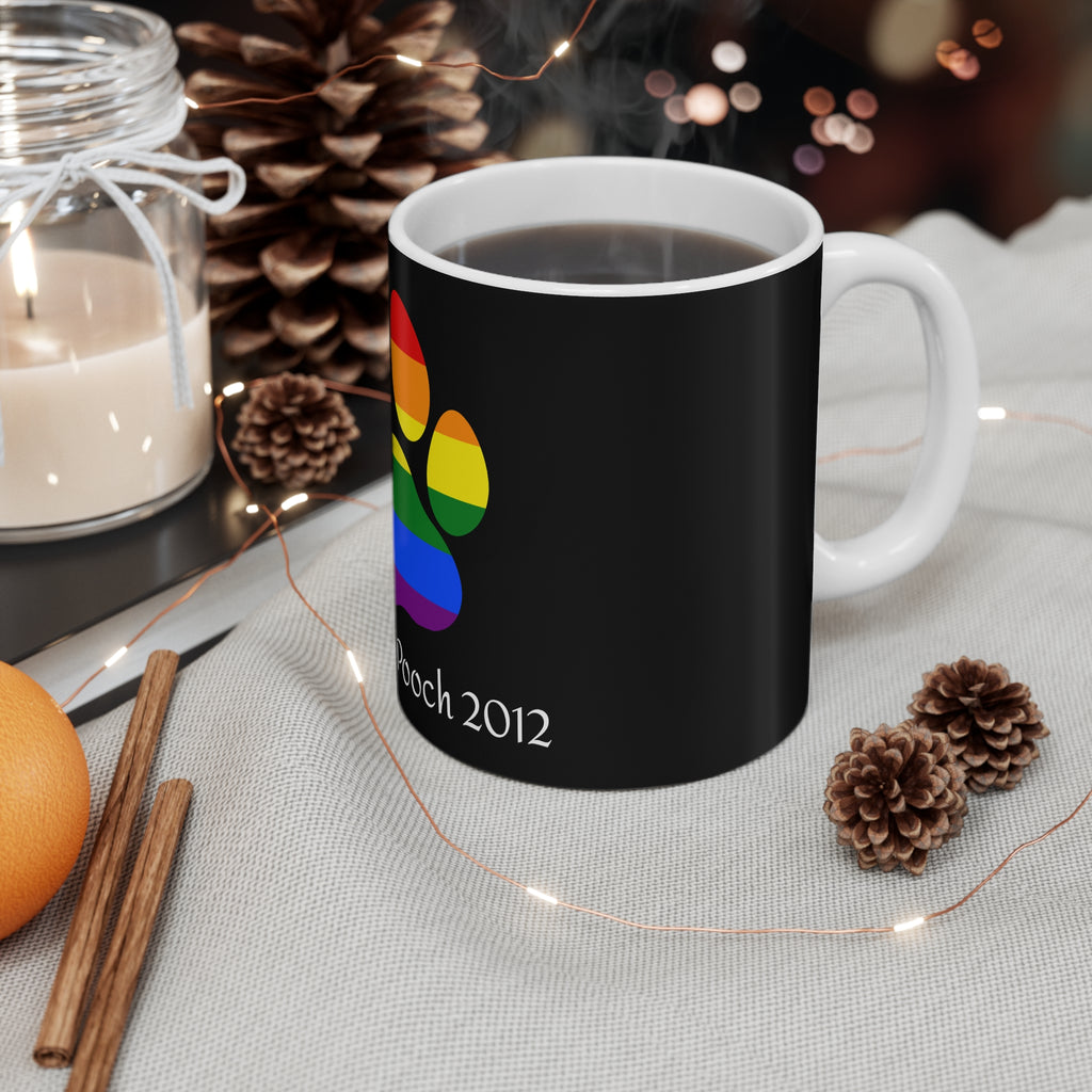 Rainbow Paw Mug 11oz (LGBTQ)