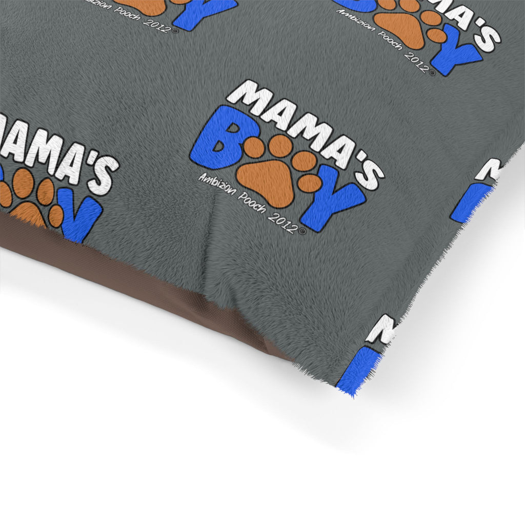 Mama's Boy Monogram Pet Bed