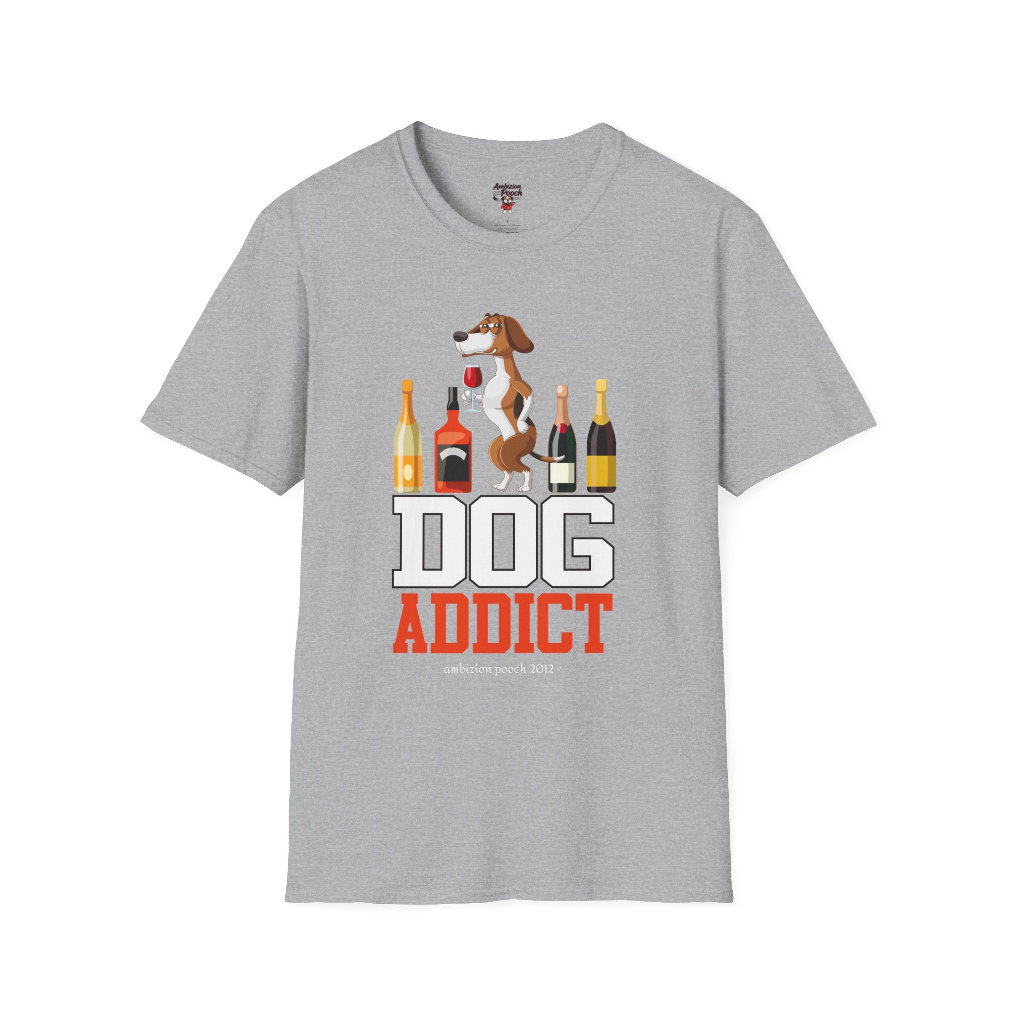 Dog Addict Unisex Softstyle T-Shirt