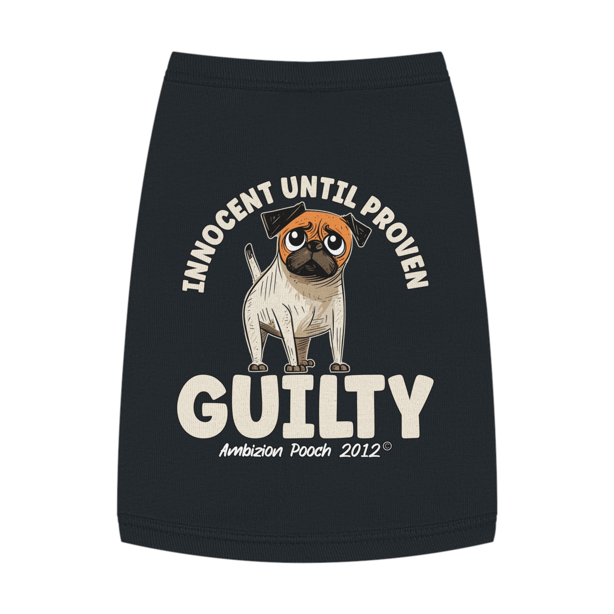 Innocent Until Proven Guilty Doggy Tank Top