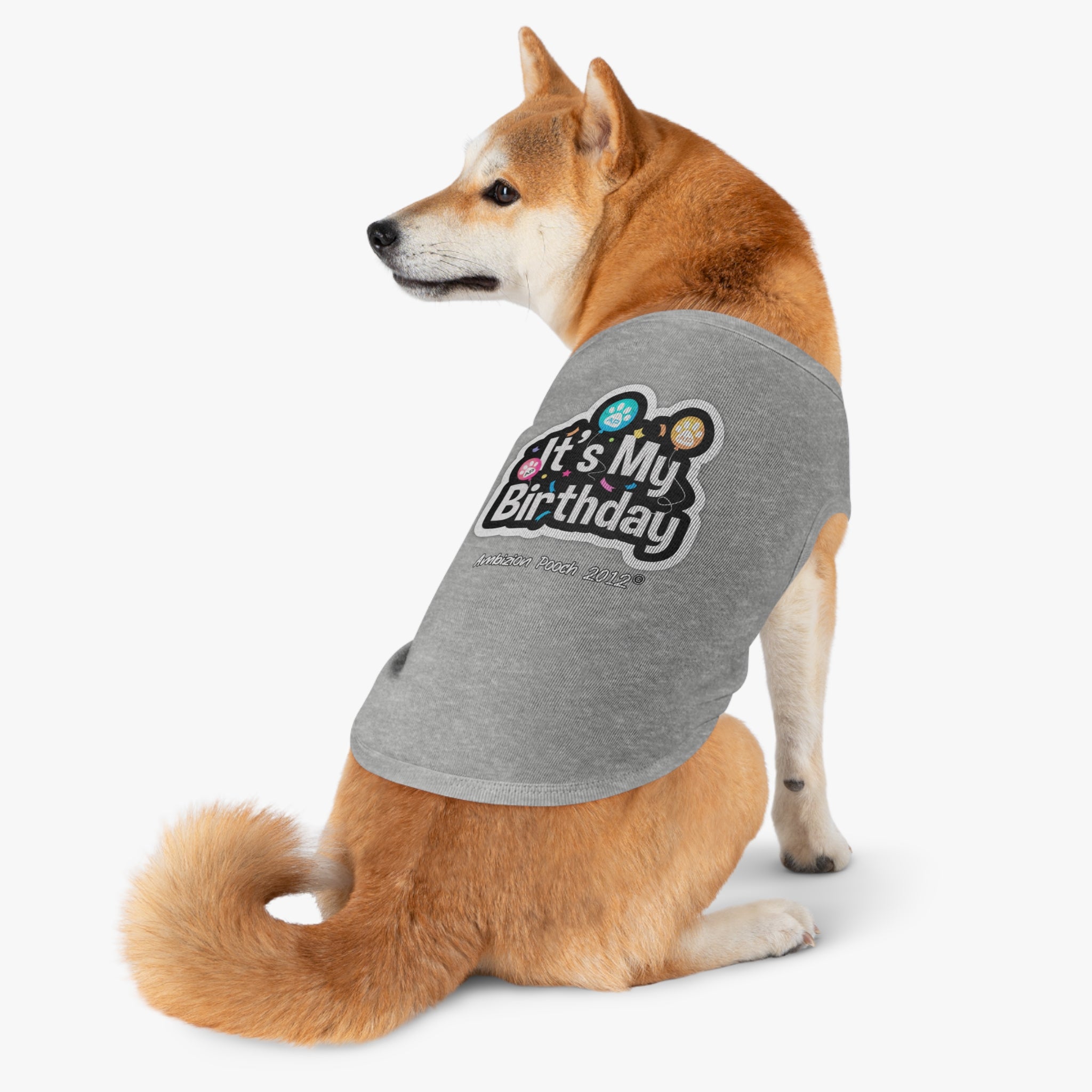 It's My Birthday Pet Tank Top - Fun & Festive