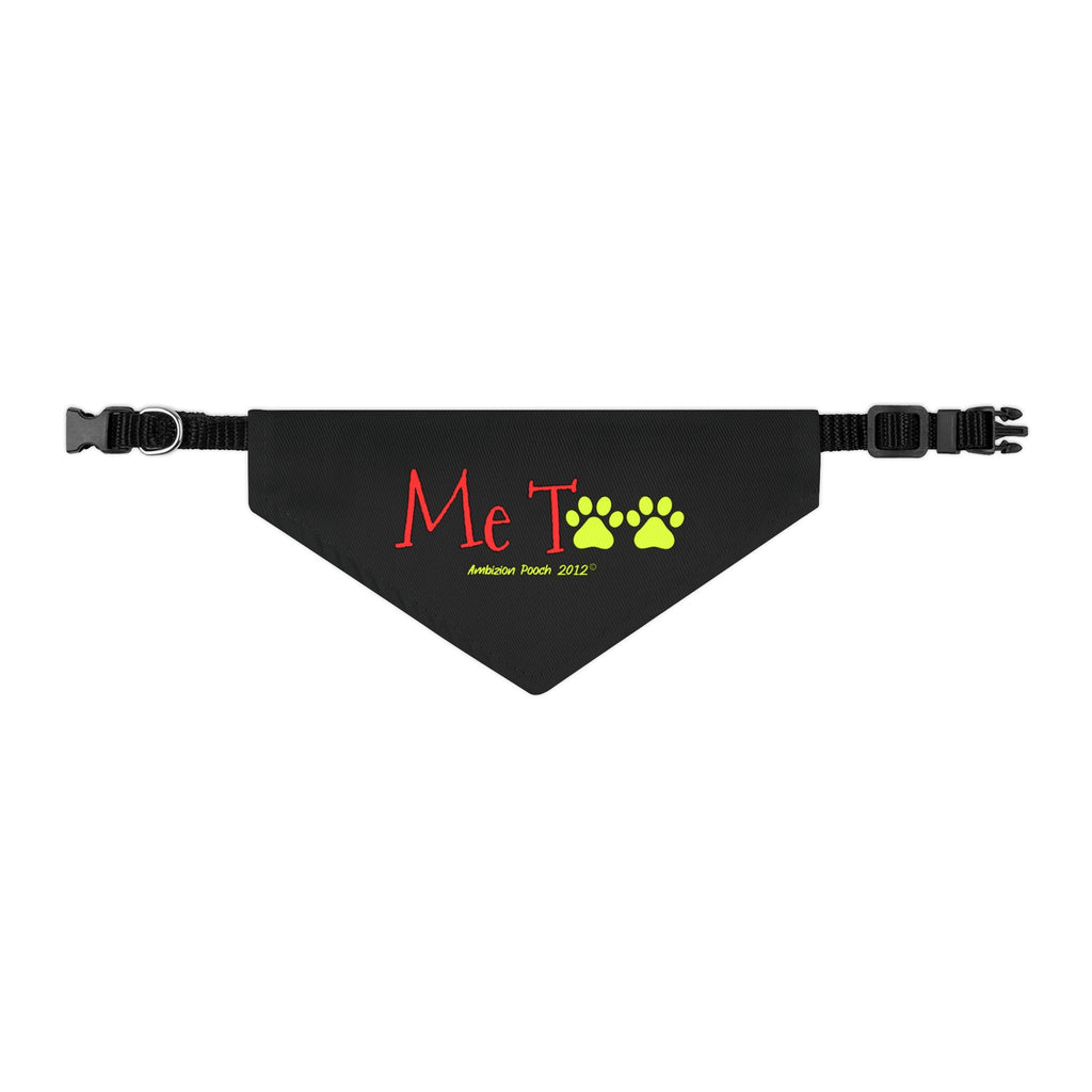 Pet Bandana Collar — Doggy Me Too "I Need Emotional Support" Matching Pet & Parent