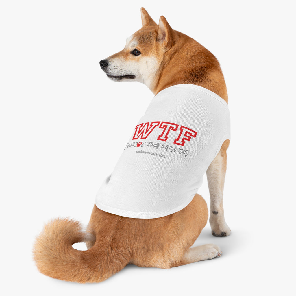 Doggy WTF Tank Top — "WTF" (Pet & Parent Matching)